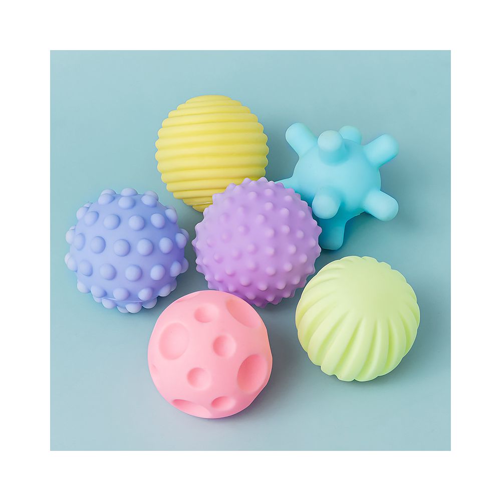 Manhattan children s soft rubber ball toy for babies gentle massage sensory stimulation educational bathing and infants image 1