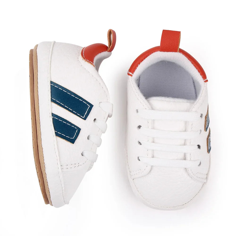 Baby Casual Shoes for Spring and Autumn TPR Sole Anti-slip High Quality PU Hot Selling Multiple choice 2023 Baby New Fashion