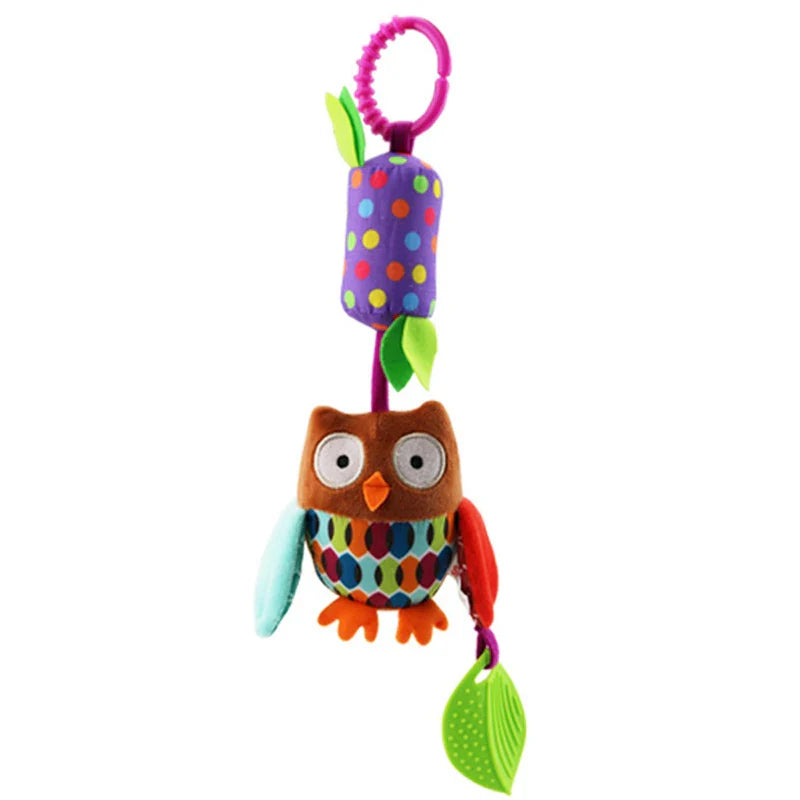 Newborn Baby Plush Stroller Toys Baby Rattles Mobiles Cartoon Animal Hanging Bell Educational Baby Toys 0-12 Months Speelgoed