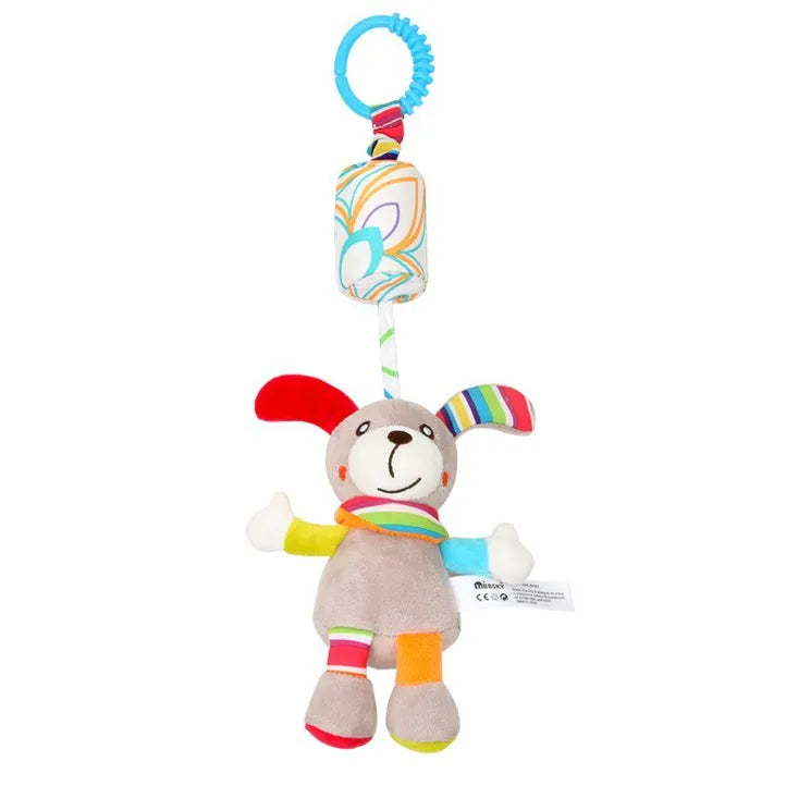 Newborn Baby Plush Stroller Toys Baby Rattles Mobiles Cartoon Animal Hanging Bell Educational Baby Toys 0-12 Months Speelgoed