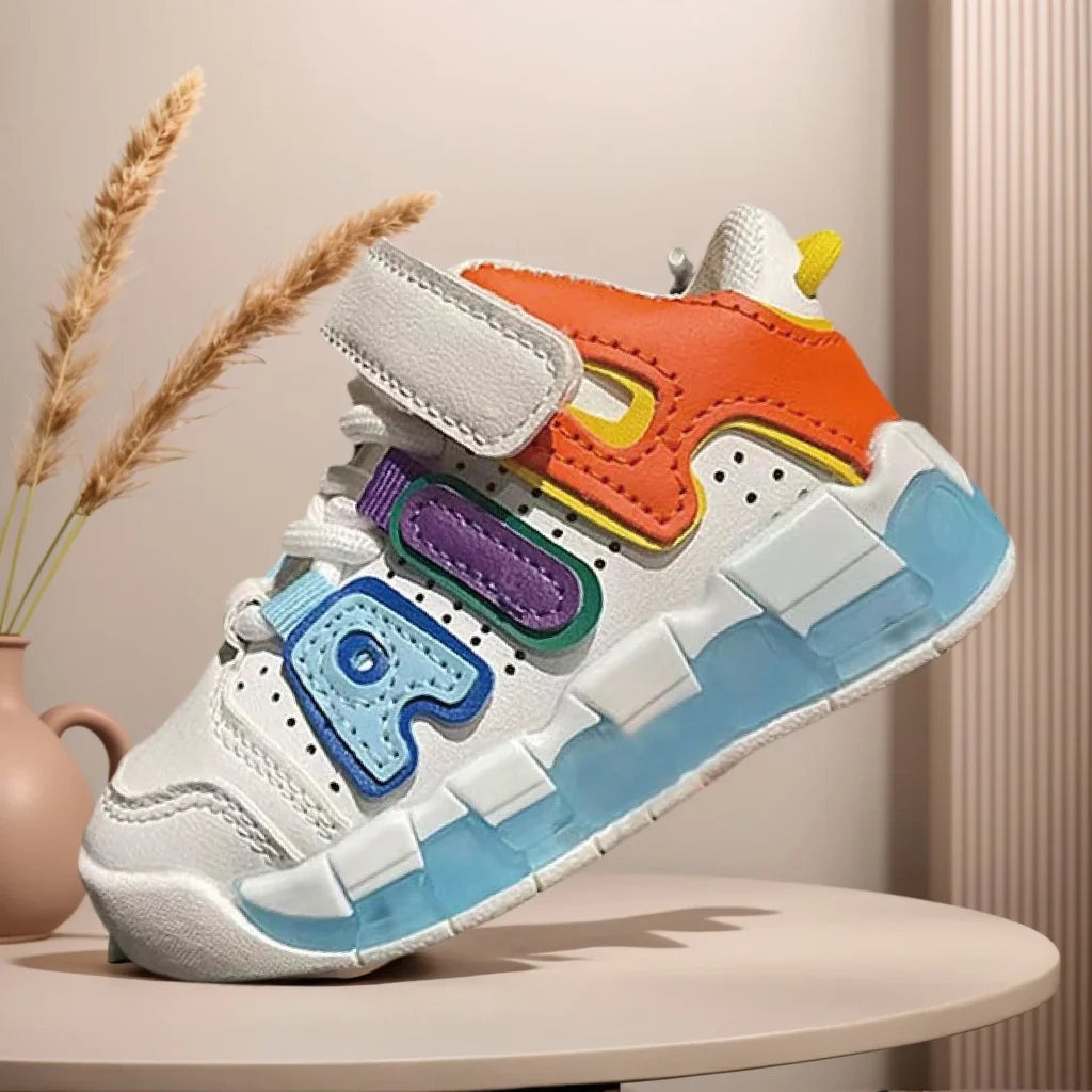 Four Seasons Children's Sneakers Girls Boys Non-slip Sport Shoes Toddler Non-slip Sneakers Casual Soft Shoes Kids Outdoor Sho