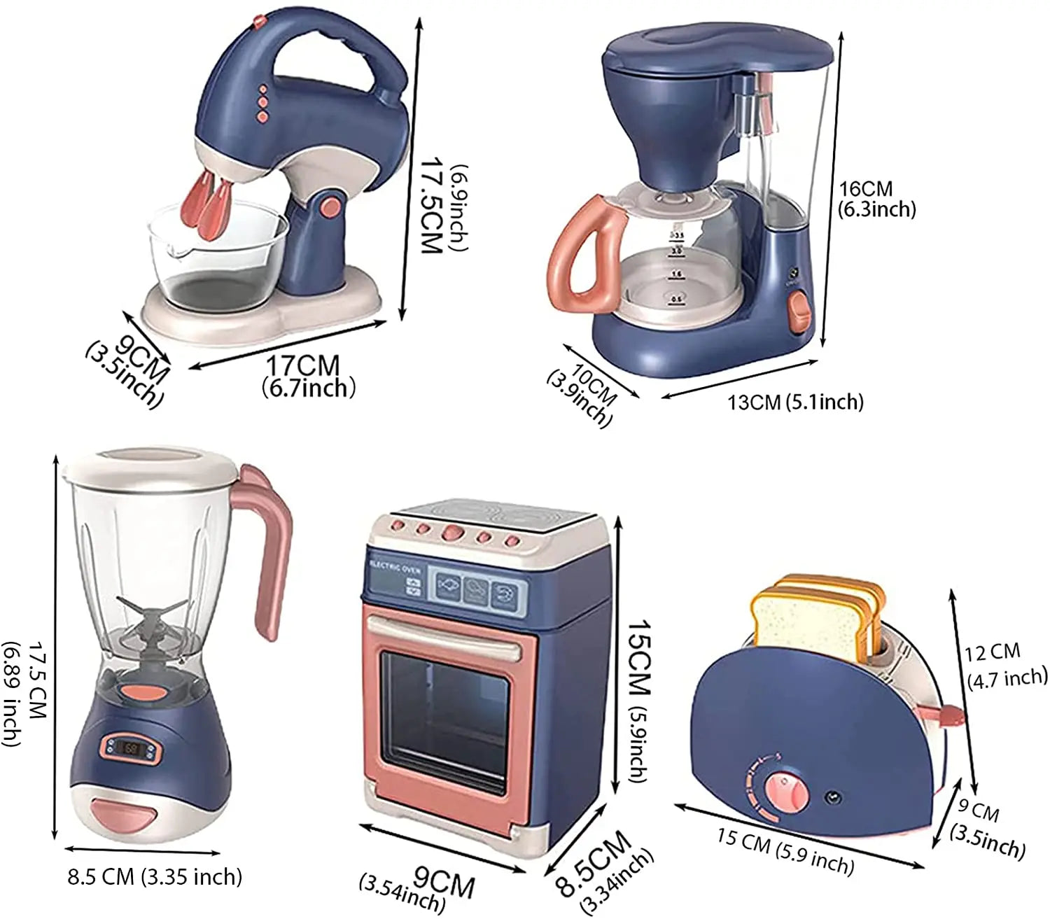 Simulation Kitchen Toys Home Appliances Set Play House Toy Washing Machine Bread Maker Oven Microwave Cooker Creative Kids Gift