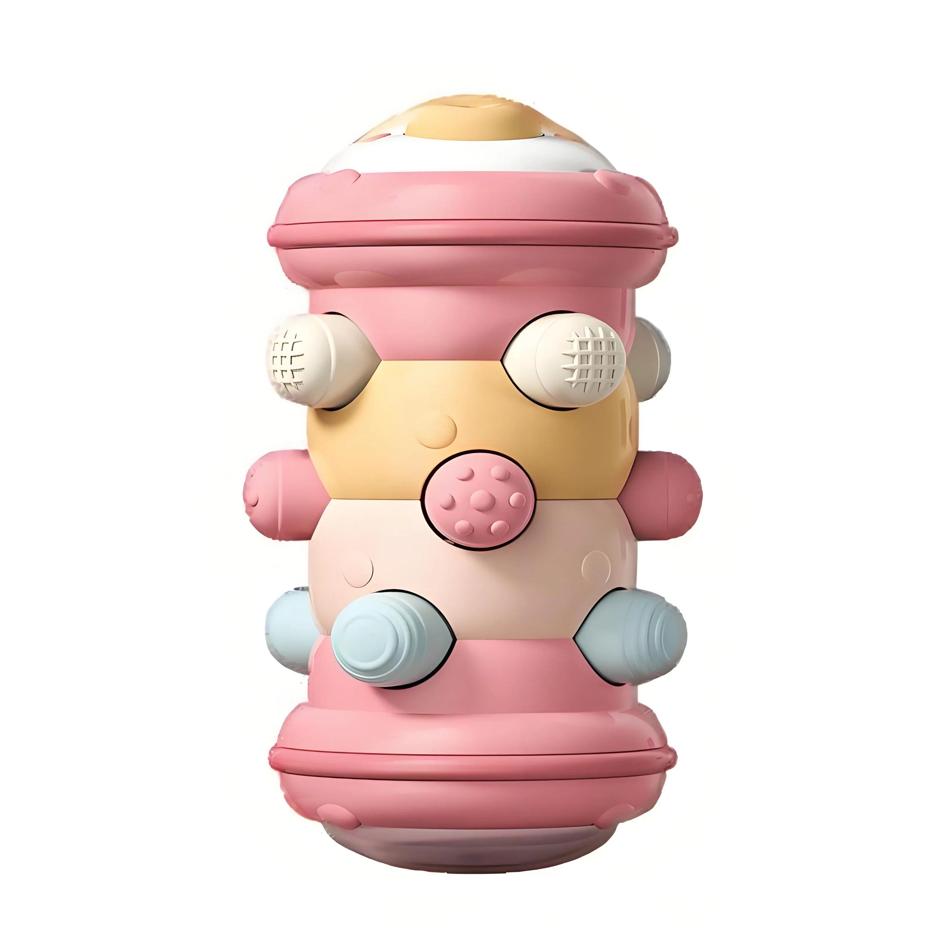 Baby Crawling Roller Montessori Activity Toy with Ball Rattle Games for Babies Development 0 6 12 Months Inflatable Crawling Toy