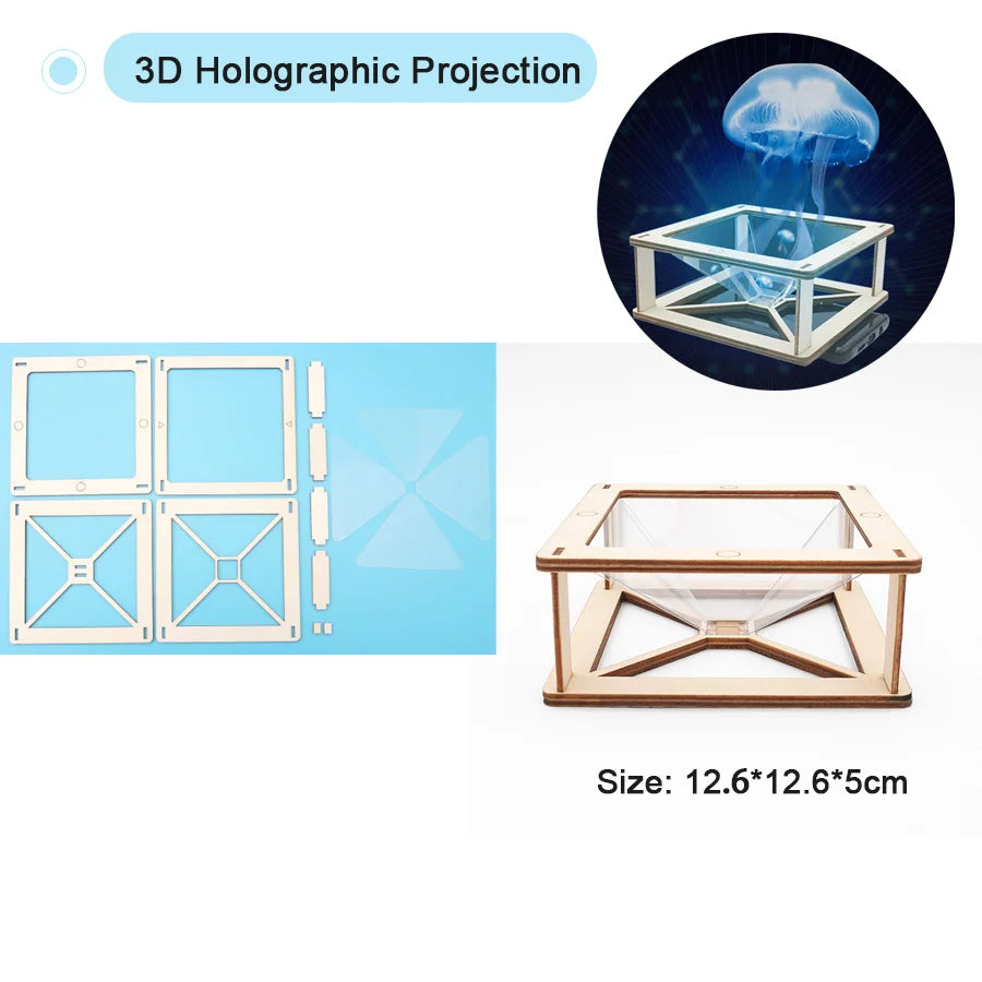 DIY Physical Model Science Experiment Educational Toy Handmade Small Production Assembly Craft Technology Project for School Kid